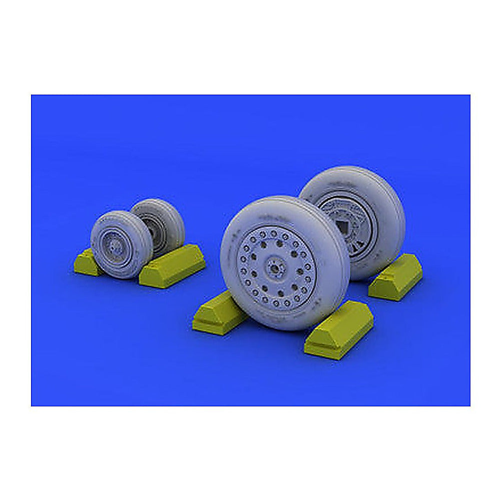 eduard 648114 1 48 f 4b n wheels for academy resin