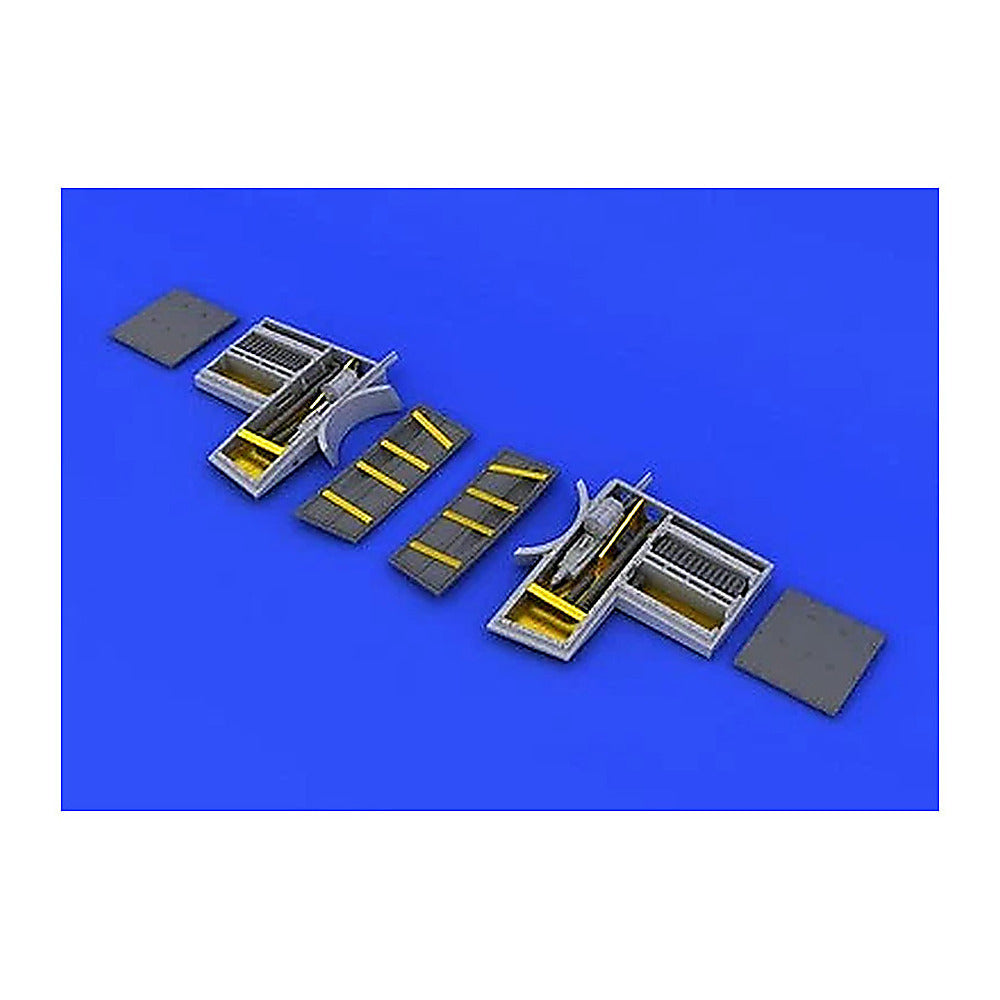 eduard 648201 1 48 spitfire viii gun bays for edu pe resin