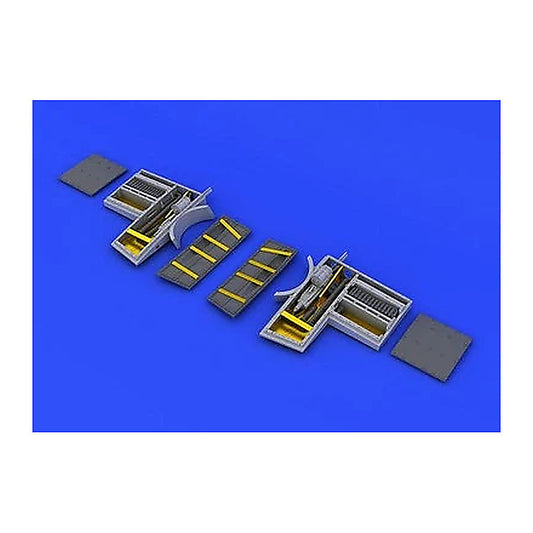 eduard 648201 1 48 spitfire viii gun bays for edu pe resin