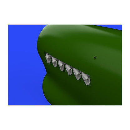 eduard 648418 1 48 tempest mk v exhaust stacks for edu resin