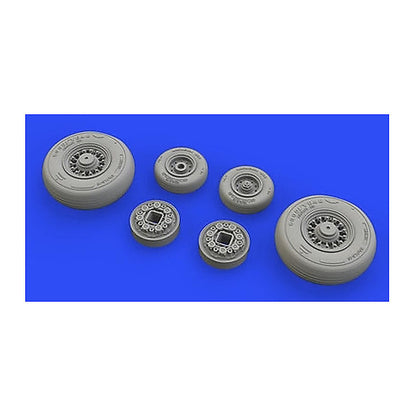 eduard 648530 1 48 f 14d wheels for agk mask resin