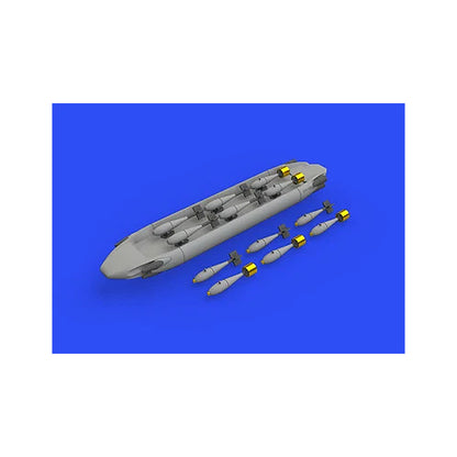 eduard 648566 1 48 dispenser w bdu33 mk 76 bombs pe resin