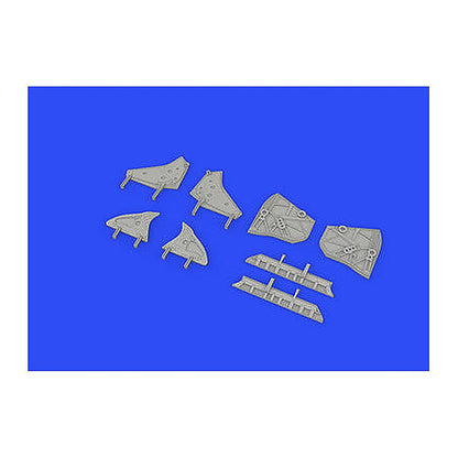 eduard 648594 1 48 wheel well doors for edu trp resin