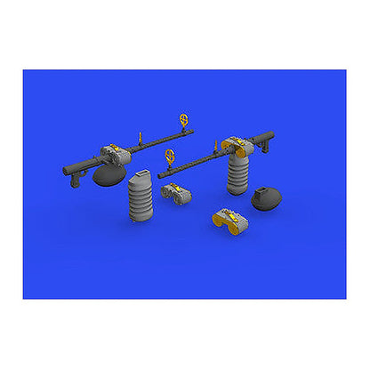 eduard 648609 1 48 bomber guns for icm pe resin