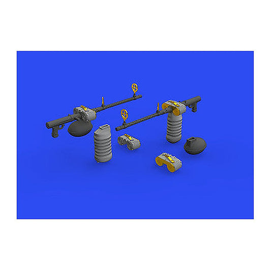 eduard 648609 1 48 bomber guns for icm pe resin