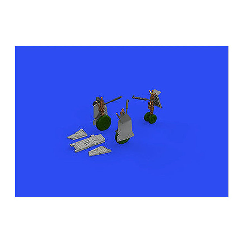eduard 648700 1 48 f 4b undercarriage legs for tamiya bronze resin