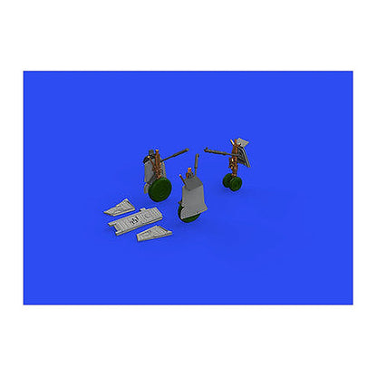 eduard 648700 1 48 f 4b undercarriage legs for tamiya bronze resin