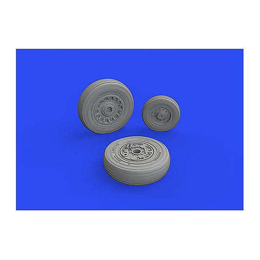 eduard 648814 1 48 brassin buccaneer s 2c d wheels for airfix