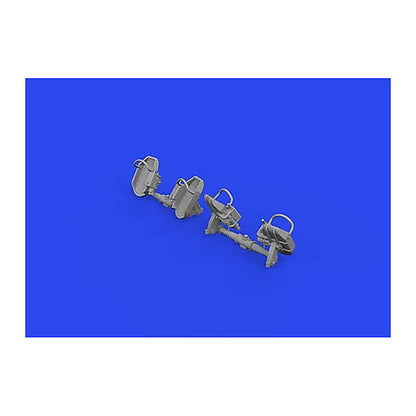 eduard 648873 1 48 bf 109e rudder pedals early brassin