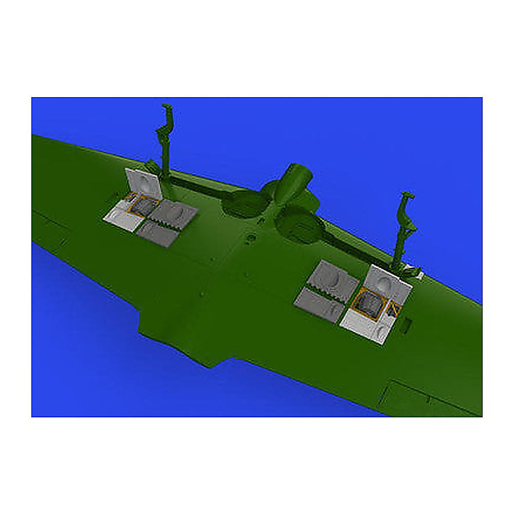 eduard 648883 1 48 brassin a6m3 gun bays short barrel print for eduard