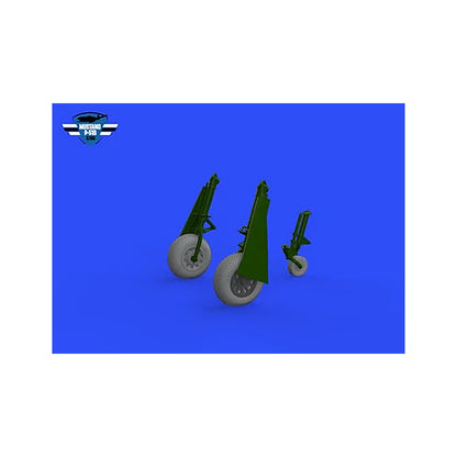 eduard 648988 1 48 p 51b c wheels cross tread 1 48