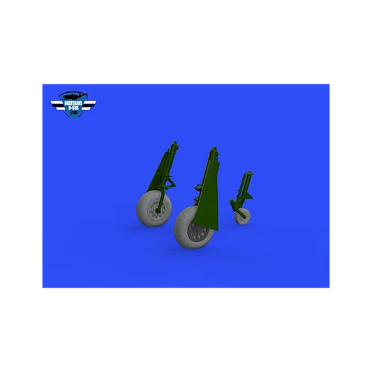 eduard 648988 1 48 p 51b c wheels cross tread 1 48