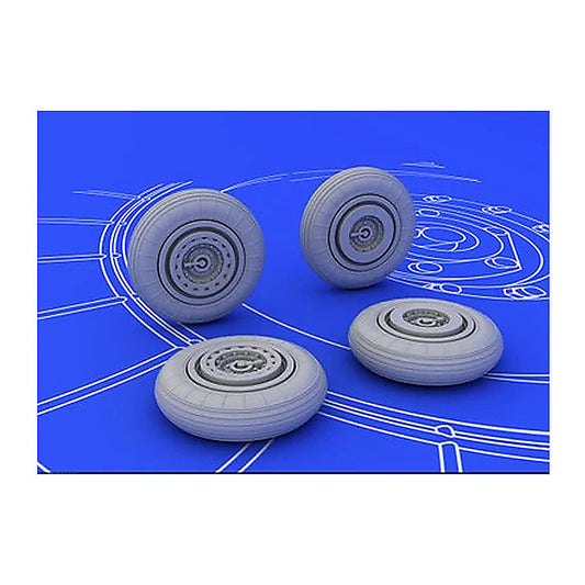 eduard 672007 1 72 wheels for edu resin