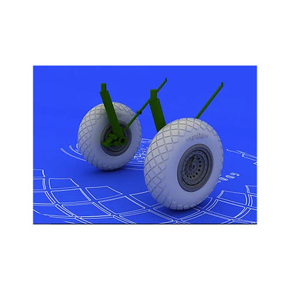 eduard 672011 1 72 b 17g wheels for revell resin