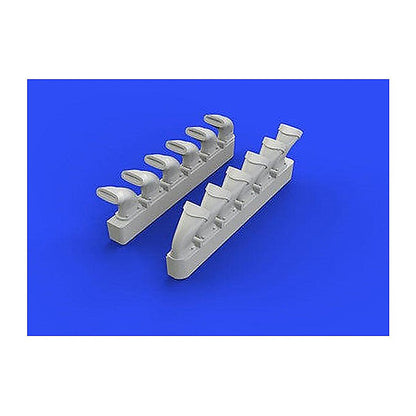 eduard 672110 1 72 spitfire exhaust stacks fishtail for edu resin