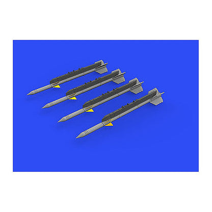 eduard 672237 1 72 r 3r missiles for mig 21 brassin for eduard kit