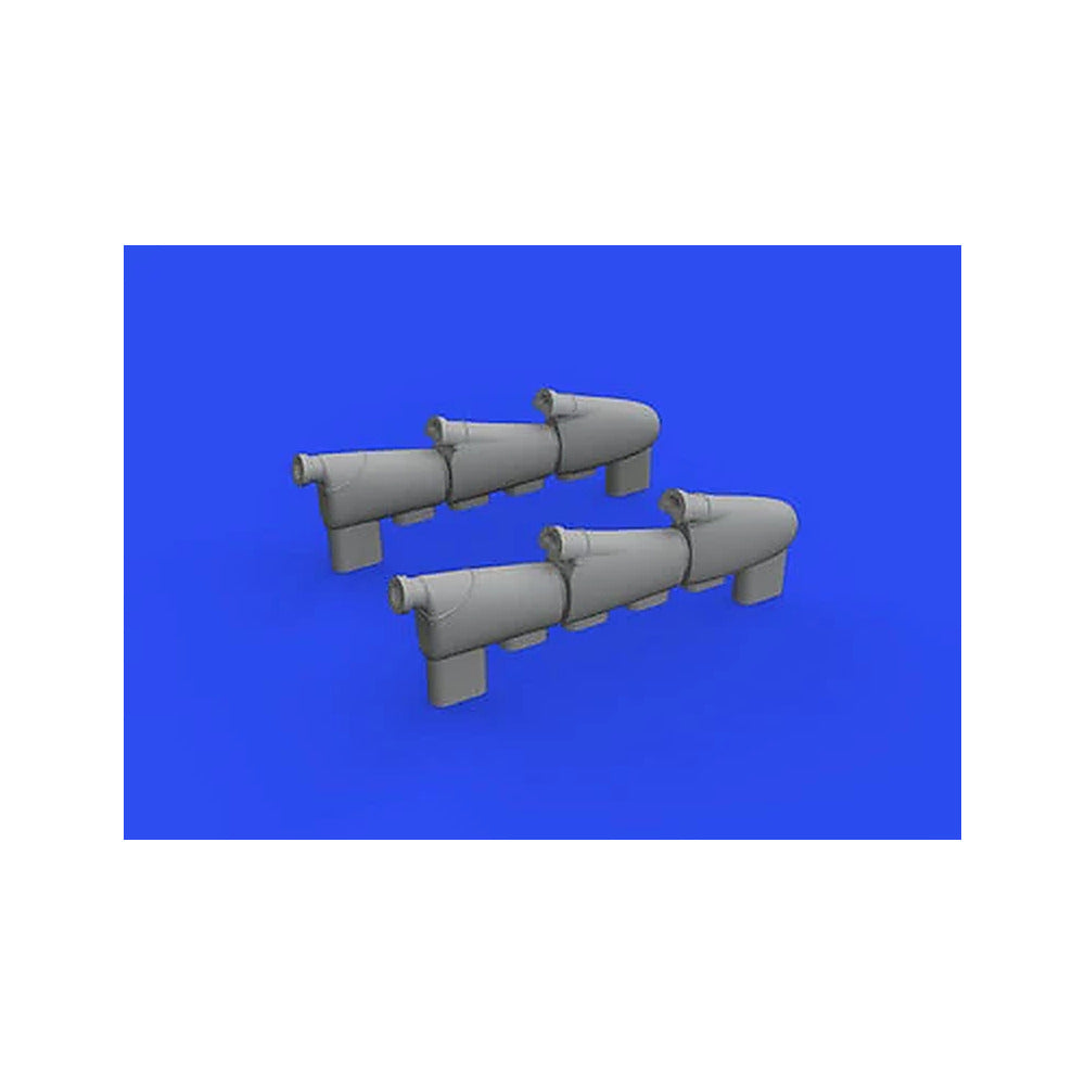 eduard 672301 1 72 brassin hurricane mk i exhaust stacks for arma