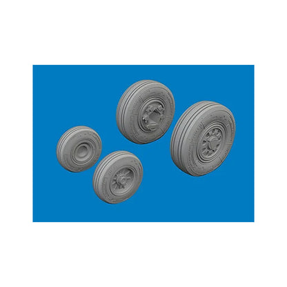 eduard 672429 1 72 f 35c wheels brassin for tamiya