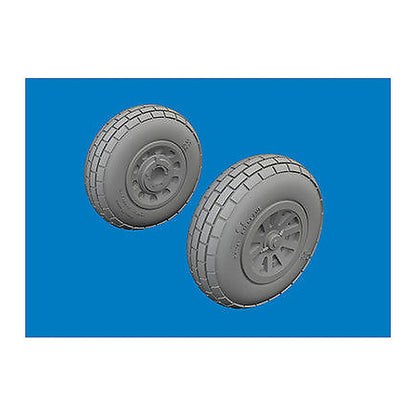 eduard 672442 1 72 p 51d wheels block tread brassin for arma hobby