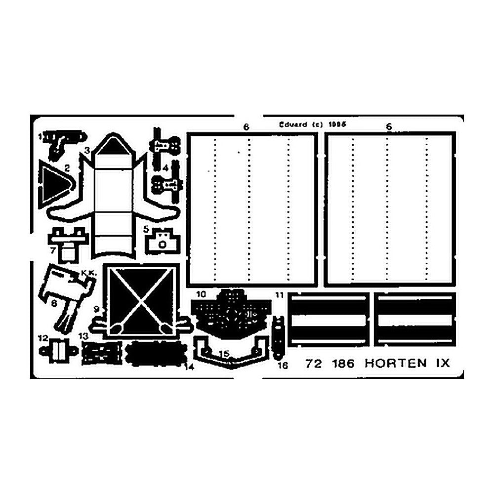 eduard 72186 1 72 horten ix go 229 for rmg
