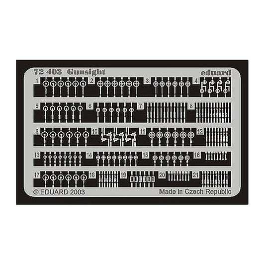 eduard 72403 1 72 gunsights