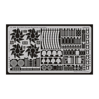 eduard 72468 1 72 b 17e f exterior for academy