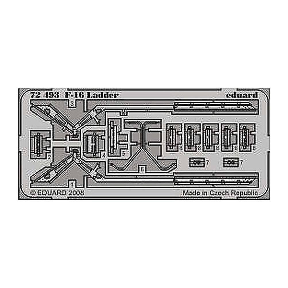 eduard 72493 1 72 f 16 ladder photo etch