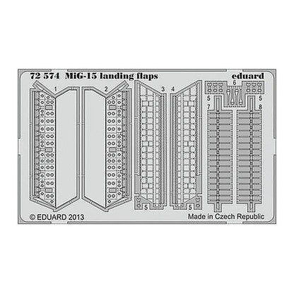 eduard 72574 1 72 mig 15 landing flaps for eduard