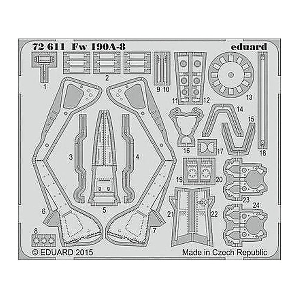 eduard 72611 1 72 for edu photo etch detail set