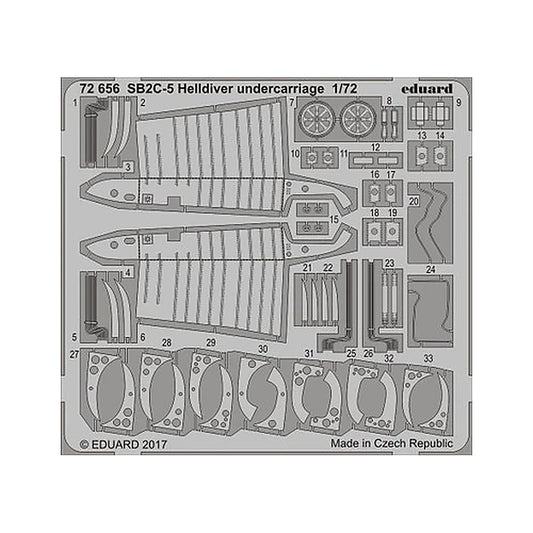 eduard 72656 1 72 helldiver undercarriage for special hobby