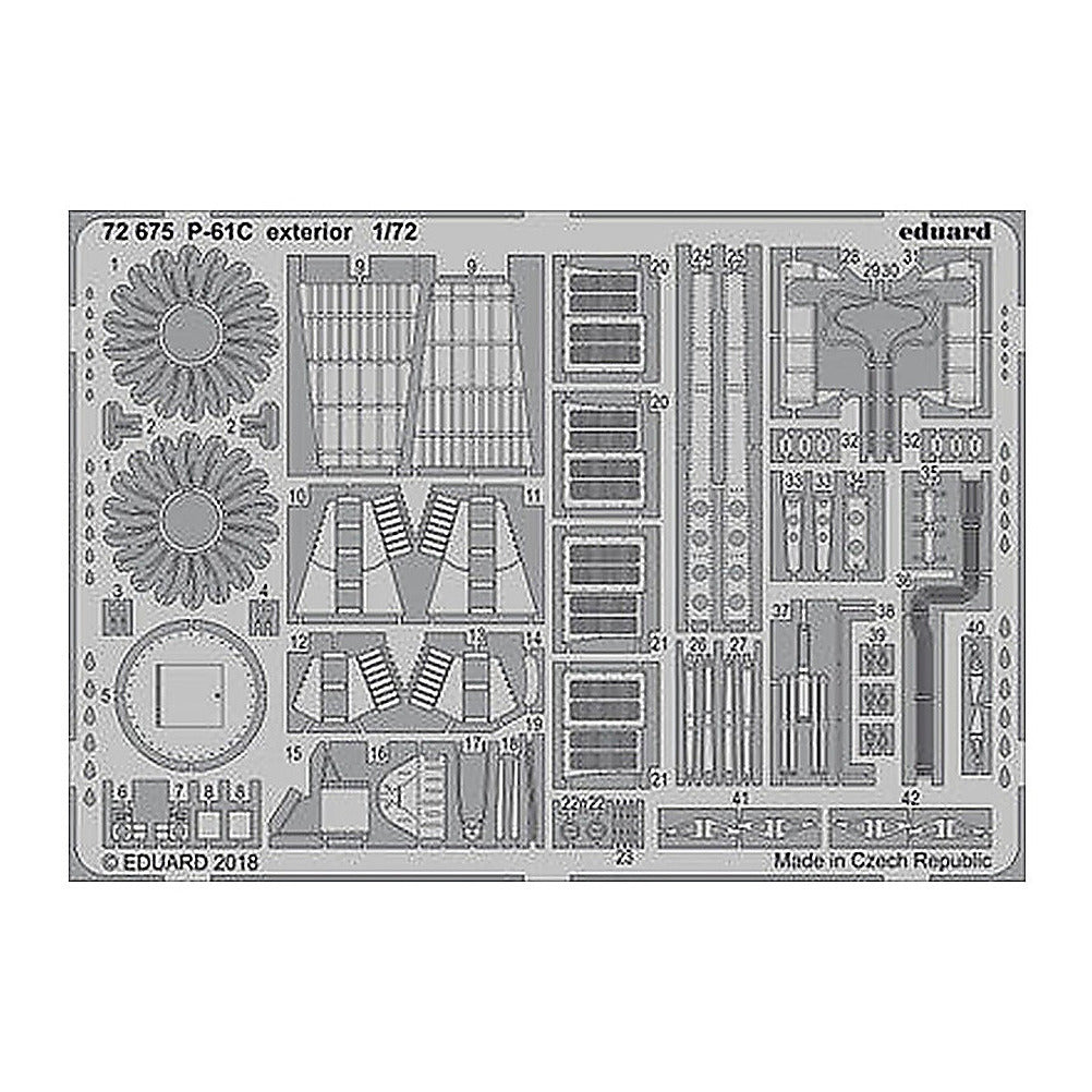 eduard 72675 1 72 p 61c exterior for hobby boss