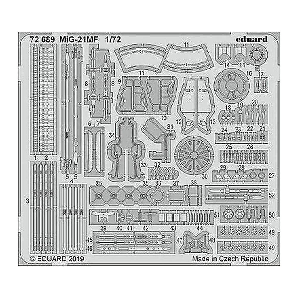 eduard 72689 1 72 for edu photo etch detail set