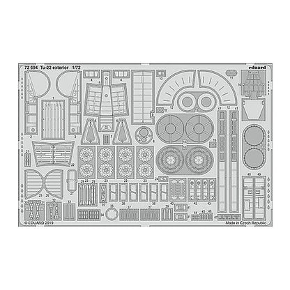 eduard 72694 1 72 exterior for trp photo etch detail set