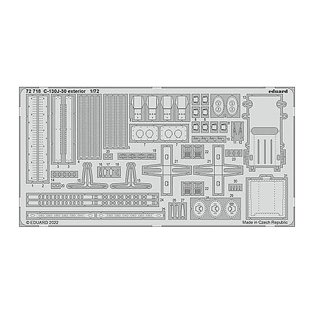 eduard 72718 1 72 exterior for zve photo etch detail set