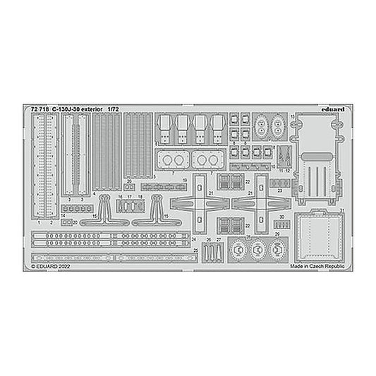 eduard 72718 1 72 exterior for zve photo etch detail set