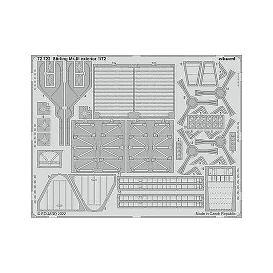 eduard 72722 1 72 stirling mk iii exterior for italeri