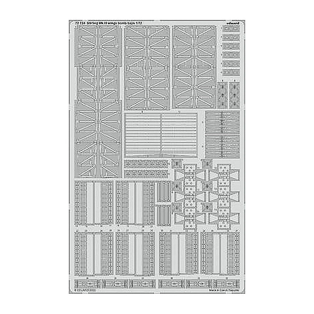 eduard 72724 1 72 stirling mk iii wings bomb bays for italeri