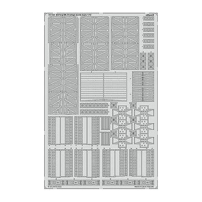eduard 72724 1 72 stirling mk iii wings bomb bays for italeri