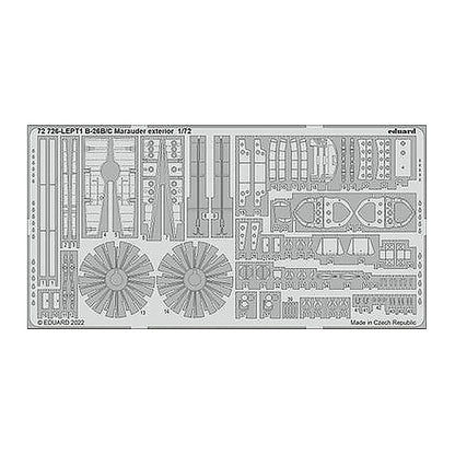 eduard 72726 1 72 b 26b c marauder exterior for hasegawa hobby 2000