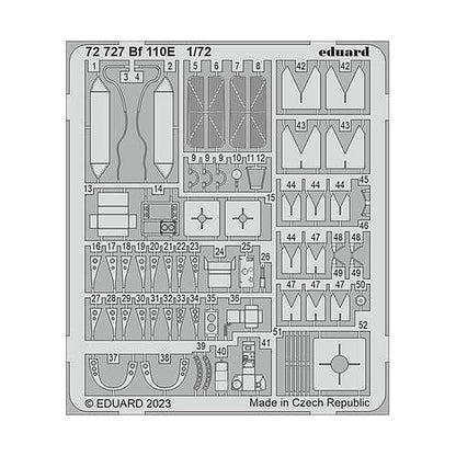 eduard 72727 1 72 bf 110e for eduard photo etch detail set