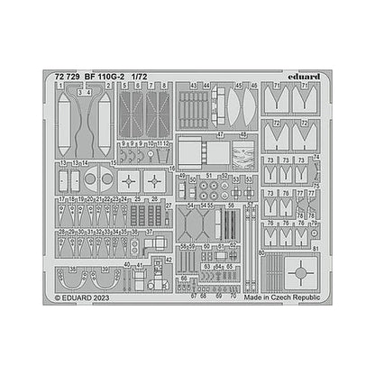 eduard 72729 1 72 bf 110g 2 for eduard photo etch detail set