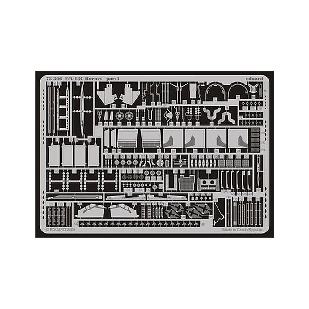 eduard 73306 1 72 f a 18c photo etched set for academy