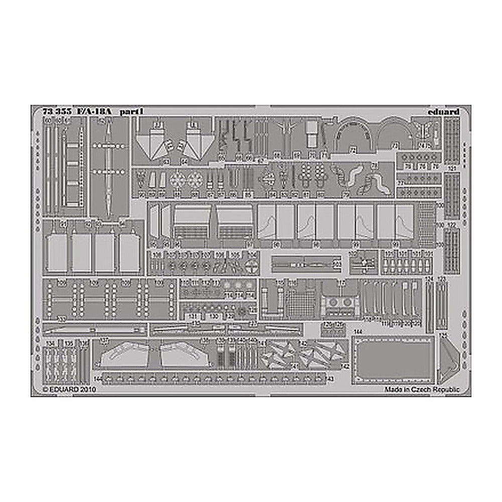 eduard 73355 1 72 f a 18a photo etched set for academy