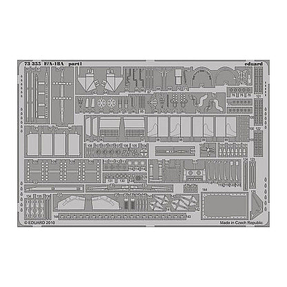 eduard 73355 1 72 f a 18a photo etched set for academy