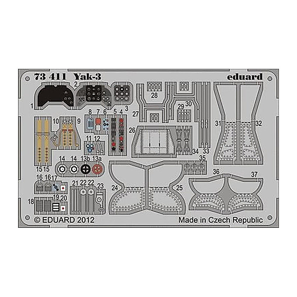eduard 73411 1 72 yak 3 for zve pre painted