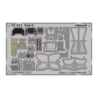 eduard 73411 1 72 yak 3 for zve pre painted