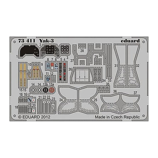 eduard 73411 1 72 yak 3 for zve pre painted