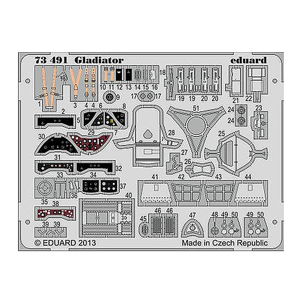 eduard 73491 1 72 gladiator for air pre painted