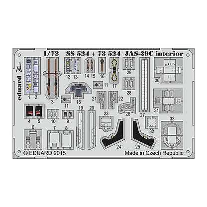 eduard 73524 1 72 jas 39c photo etched set for revell
