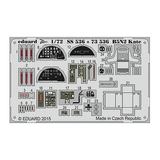 eduard 73536 1 72 kate for air pre painted